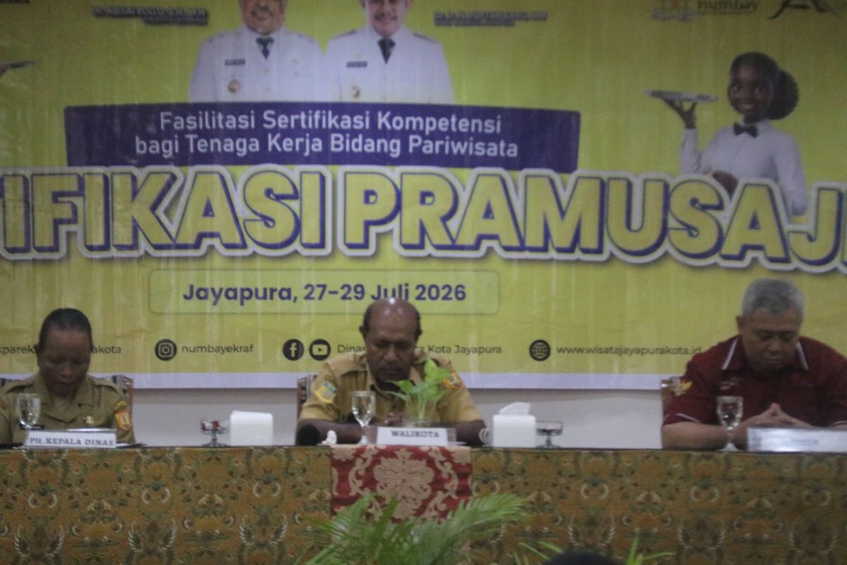 Pemkot Jayapura Sertifikasi Pramusaji Asli Papua untuk Dongkrak Kualitas Pariwisata, Target SDM Berstandar Nasional