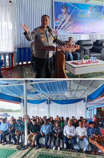 Nelayan di Pulau Jemaja Anambas Sampaikan Aspirasi ke Kapolda Kepri dalam Program Jumat Curhat