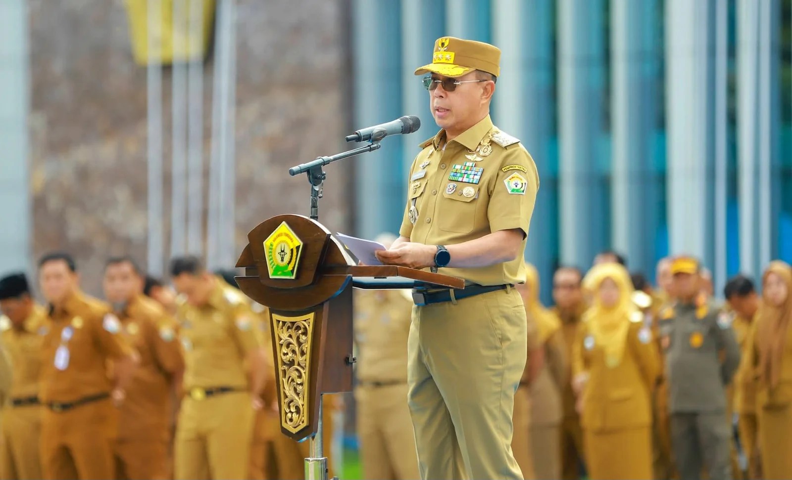 Gubernur Sultra Andi Sumangerukka Minta ASN Tak Cuma Seremonial, Fokus Bersihkan Drainase Antisipasi Banjir