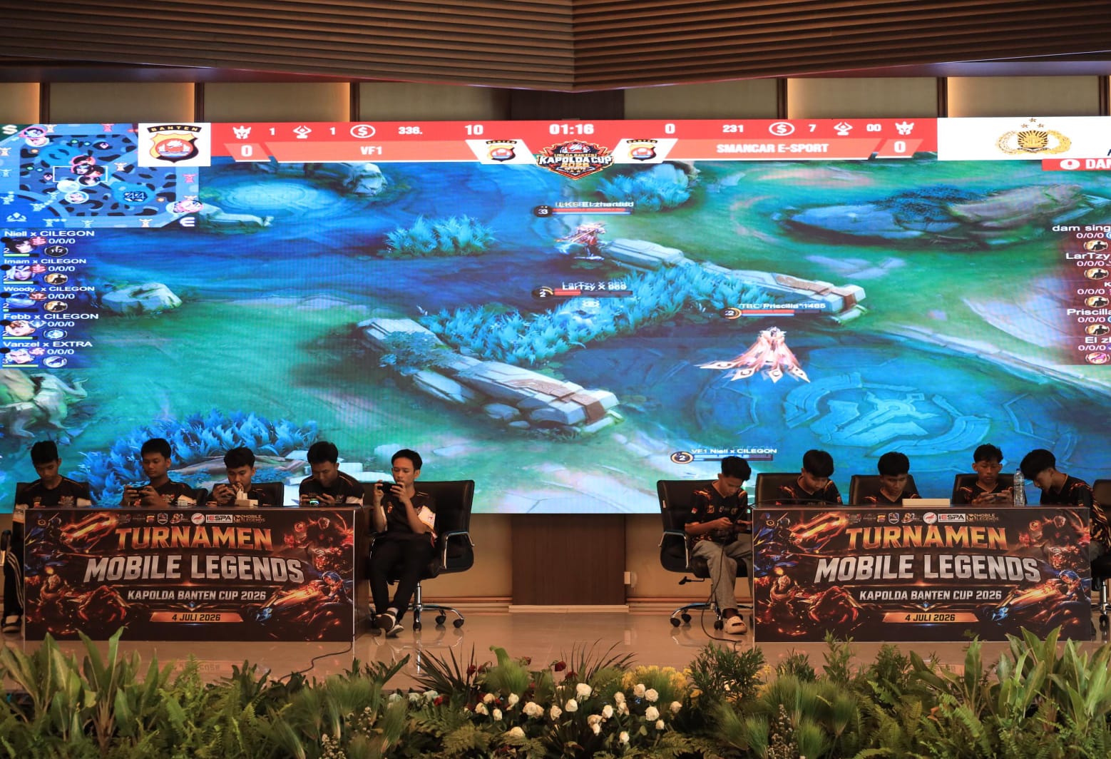 Polda Banten Gelar Turnamen Mobile Legends Kapolda Banten Cup 2026, 18 Tim Berebut Tiket ke Kapolri Cup