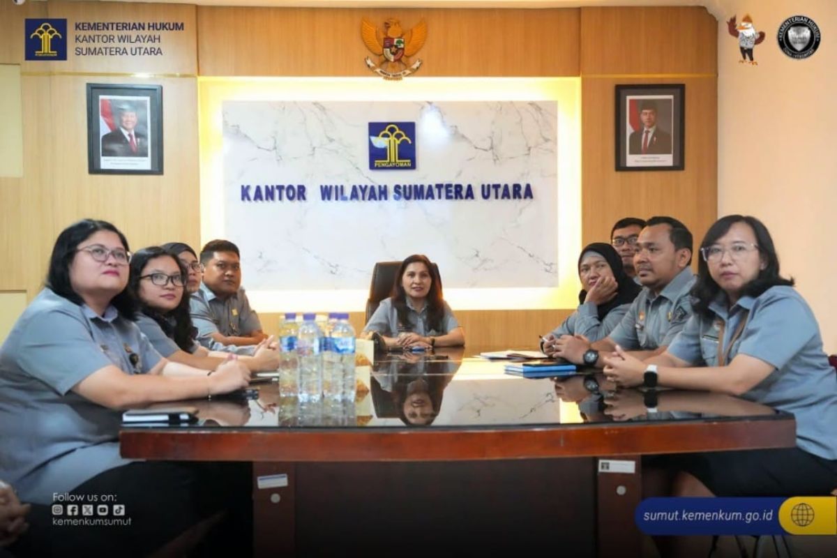 Kemenkum Sumut Siap Dukung Transformasi Digital Layanan Merek, DJKI Sosialisasikan Penyesuaian Tarif PNBP