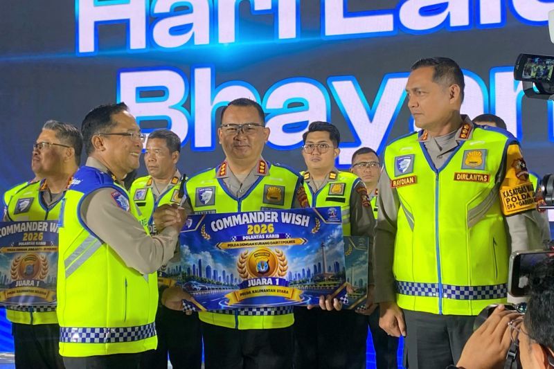 Ditlantas Polda Kaltara Raih 3 Penghargaan Nasional di Hari Lalu Lintas Bhayangkara Ke-71