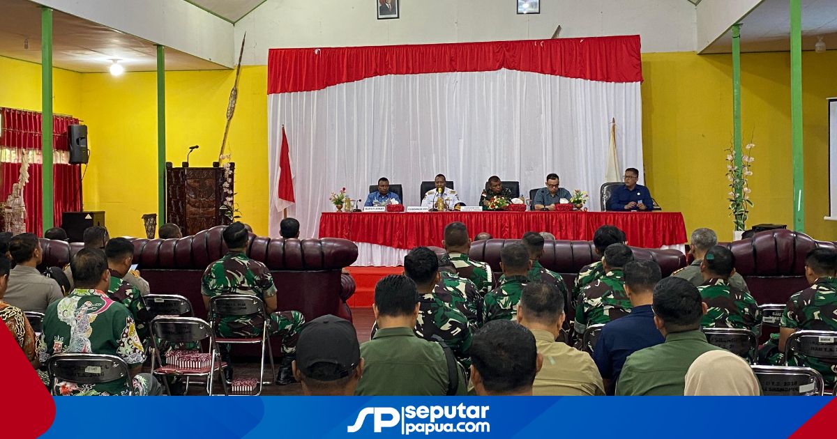Kunjungan Wapres Gibran ke Asmat Disiapkan Matang, Gubernur Safanpo Pimpin Rakor Lintas Sektor di Agats