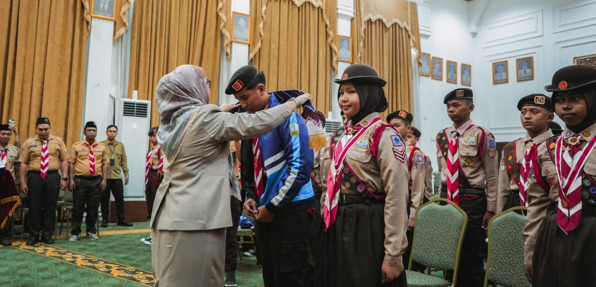 38 Pramuka Banjarbaru Dilepas Wali Kota Lisa ke Jambore Nasional 2026 di Cibubur, Target Bawa Pulang Prestasi