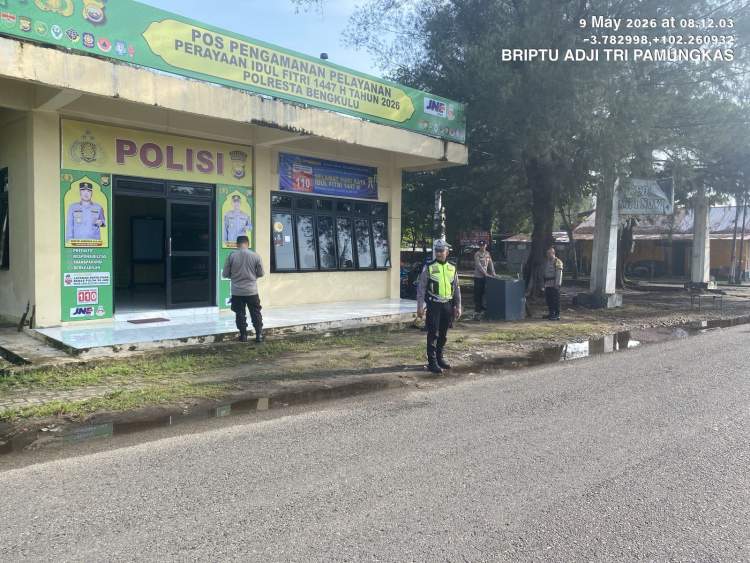 Polresta Bengkulu Perketat Keamanan Pantai Panjang Saat Libur Akhir Pekan