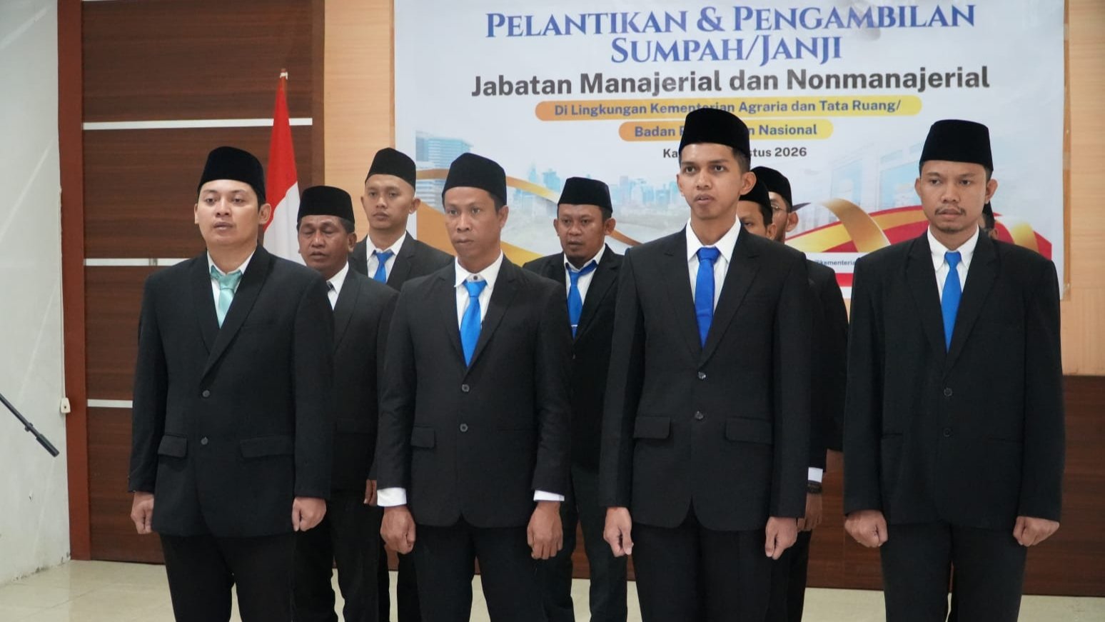 12 Pegawai Kantor Pertanahan Bima Resmi Dilantik, Sekjen ATR/BPN Tekankan Integritas dan Dedikasi