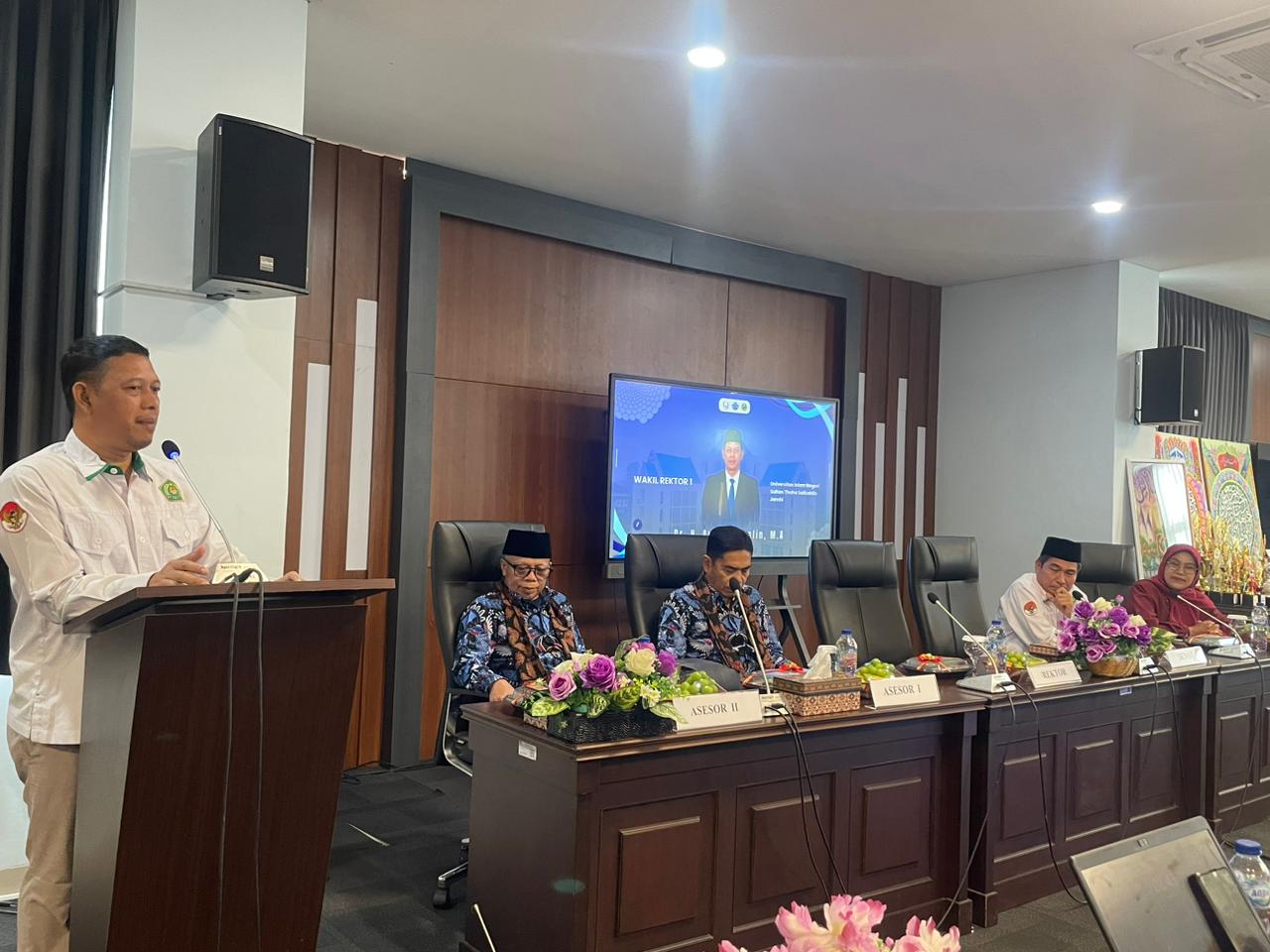 UIN STS Jambi Kedatangan Dua Asesor Eksternal untuk Uji Lapangan Prodi Pendidikan Bahasa Arab, Ini yang Diverifikasi