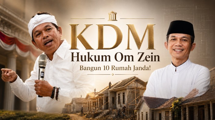 Gubernur Jabar Dedi Mulyadi Hukum Bupati Purwakarta Om Zein Bangun 10 Rumah Janda Pakai Uang Pribadi