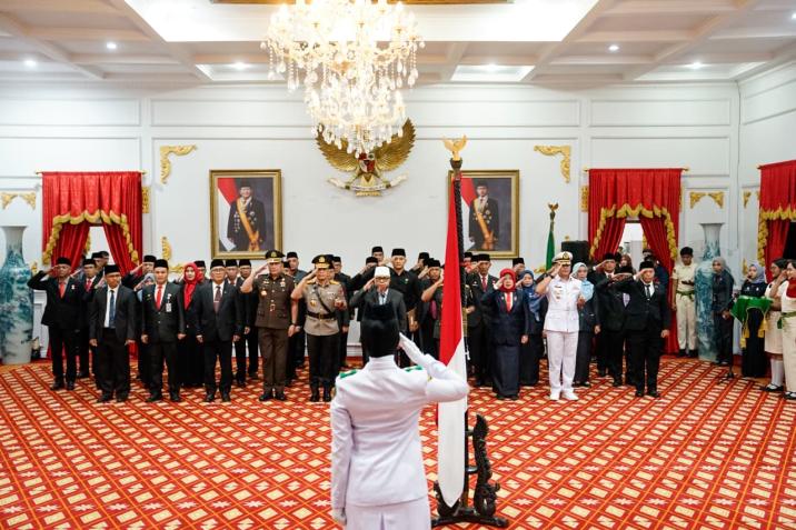 28 Anggota Paskibraka Bengkulu Dikukuhkan Gubernur Helmi Hasan, Siap Tugas di HUT ke-81 RI 17 Agustus