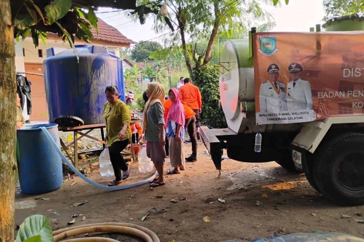 16.485 Hektare di Tangerang Selatan Masuk Zona Rawan Kekeringan, BPBD Mulai Distribusi Air Bersih ke Setu