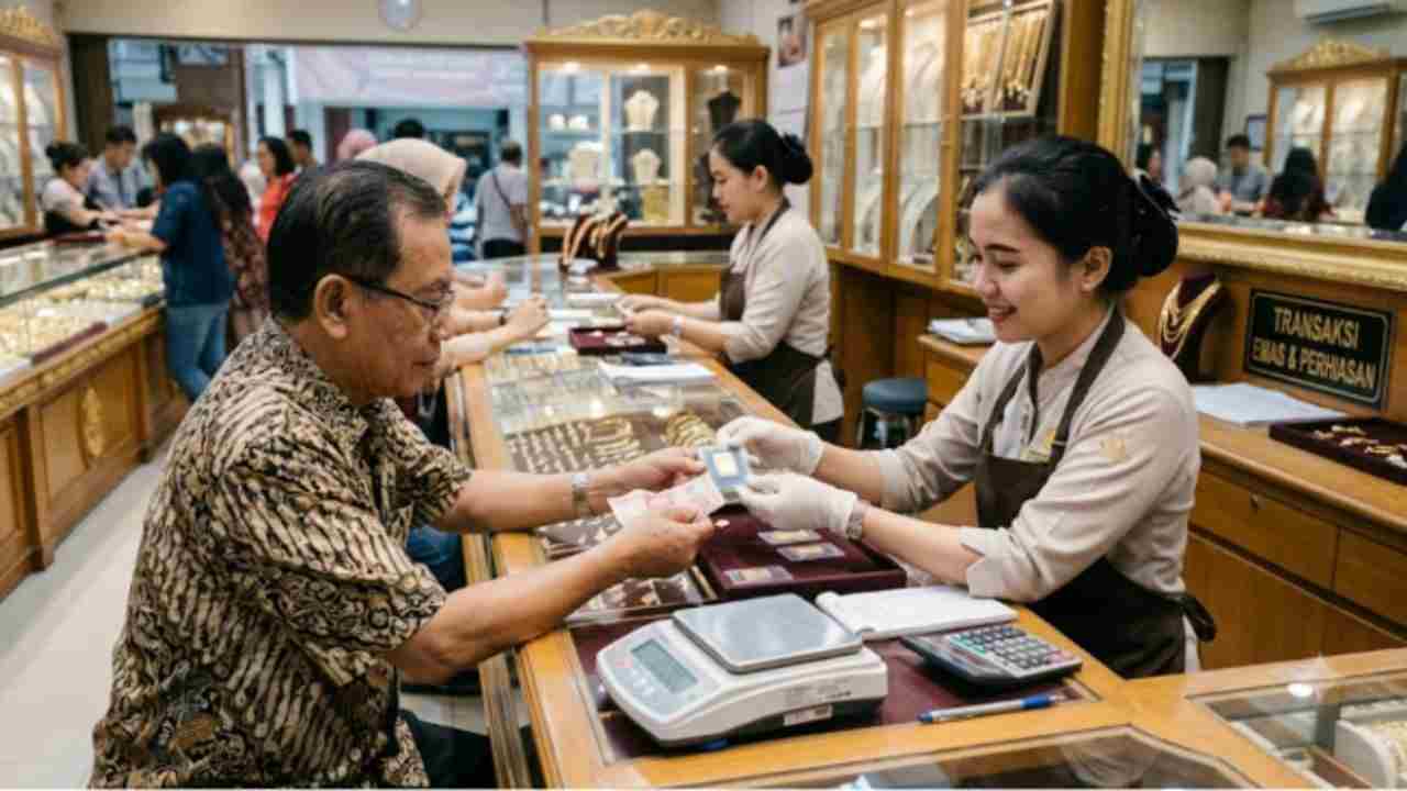 Harga Emas Pegadaian di Sumsel Kembali Turun 15 Juli 2026: Antam, UBS, dan Galeri24 Kompak Melemah