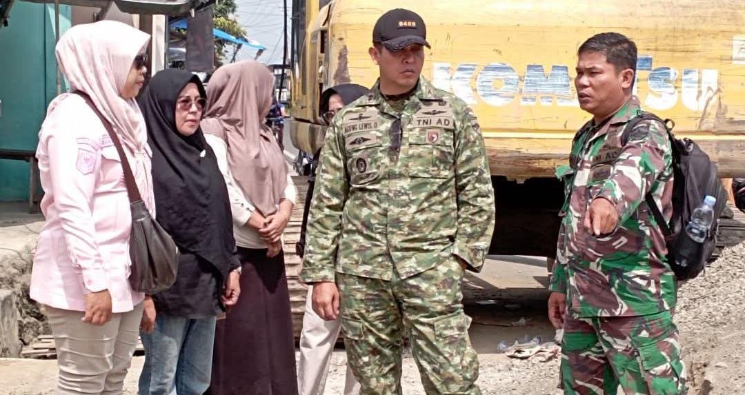 Dandim 0409 Rejang Lebong Turun Langsung Awasi Perbaikan Jalan Amblas di Talang Rimbo, Target Rampung Tepat Waktu