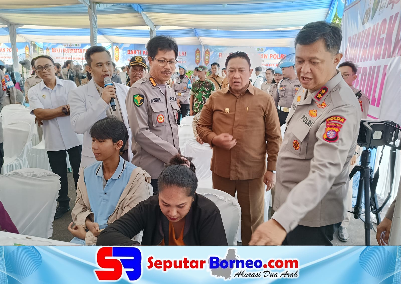Polda Kalimantan Tengah Gelar Bakti Sosial dan Pelayanan Kesehatan di HUT Bhayangkara ke-80, Kapolda Tegaskan Komitmen Layani Masyarakat