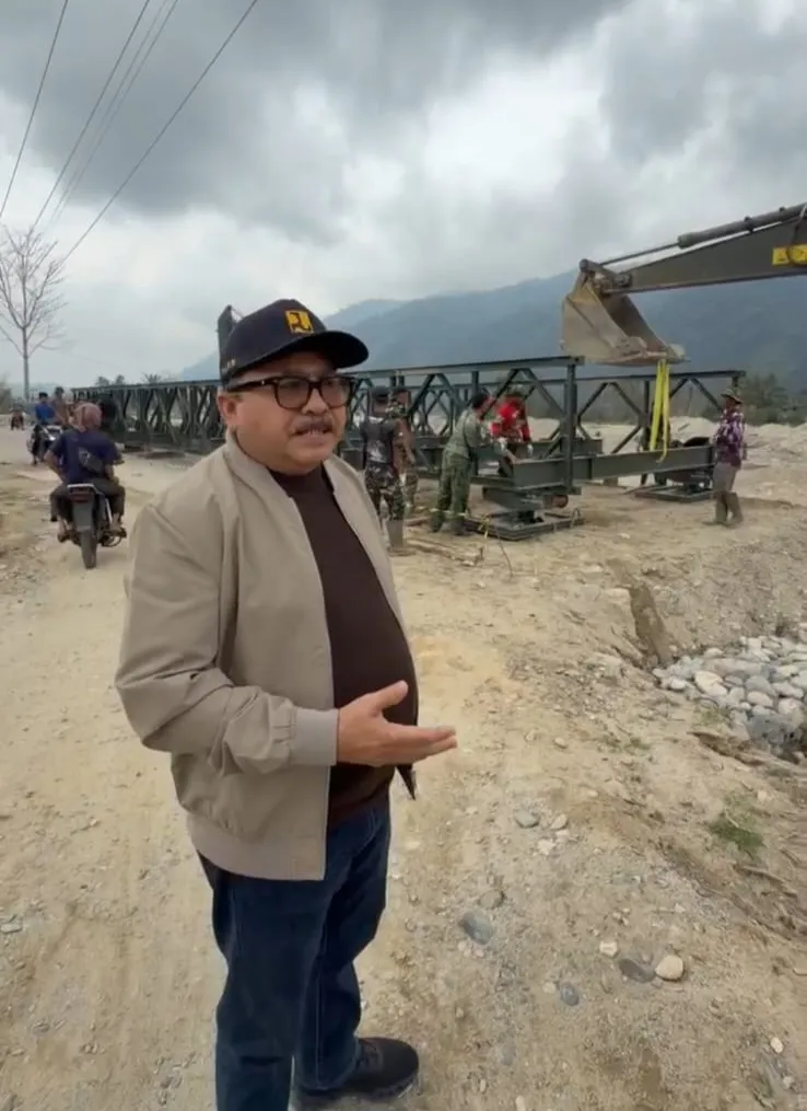 Gubernur Aceh Mualem All Out Perbaiki Jalan dan Jembatan Putus di Lokop Akibat Bencana Akhir 2025, Tiga Titik Ditargetkan Rampung Pekan Ini