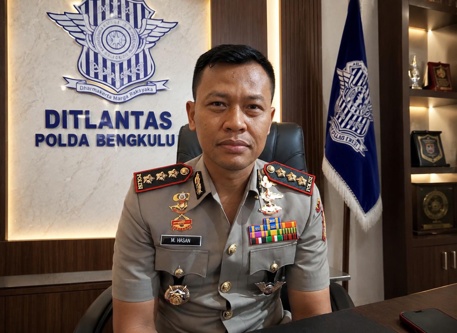 Dirlantas Polda Bengkulu Pasang 7 Titik Speed Bump di Pantai Panjang, Tambah Pita Kejut untuk Redam Balap Liar
