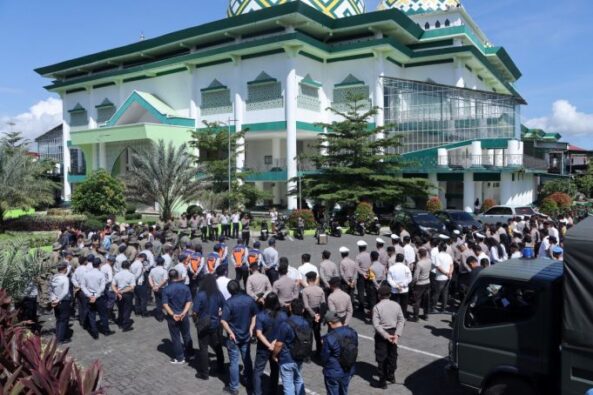 Polres Kotamobagu Libatkan Ormas Pencak Silat hingga Bikers Subuhan dalam Pengamanan Tablig Akbar Ustaz Abdul Somad