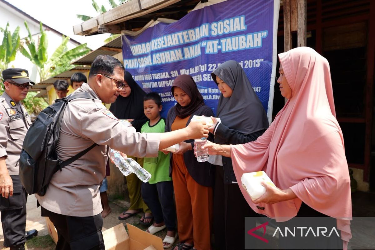 Polda Sumsel Salurkan 3.074 Paket Makanan ke 80 Panti Asuhan di Palembang, Sambut Hari Bhayangkara ke-80