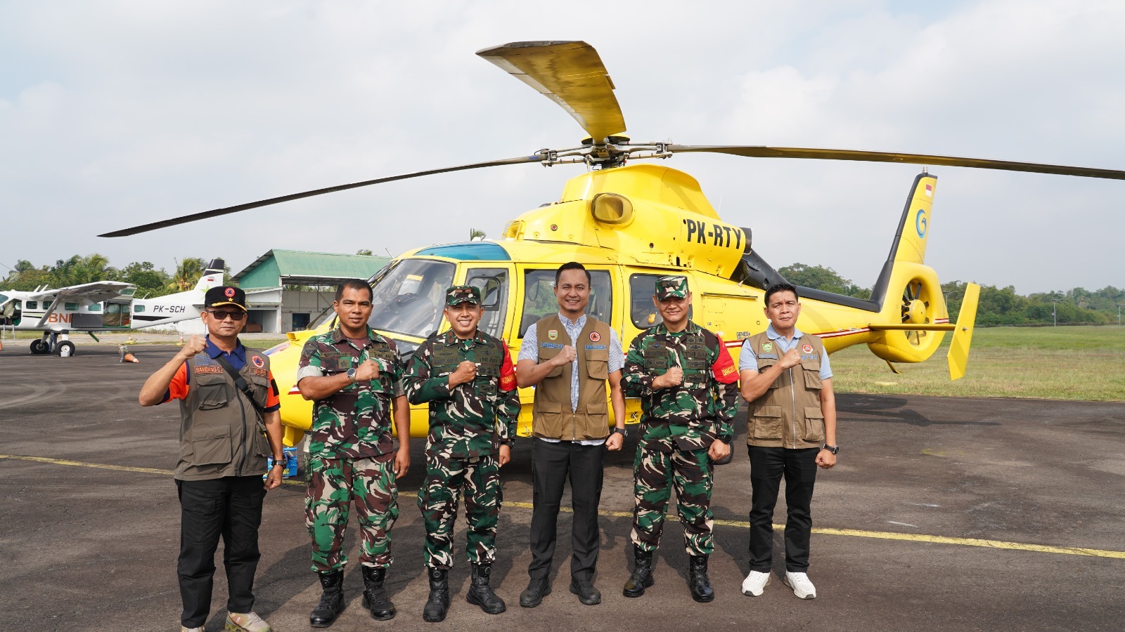 Danrem 044/Gapo Terbang Patroli Udara Pantau Titik Karhutla di Sumsel, Rute Terbangkan dari Palembang hingga Rantau Bayur