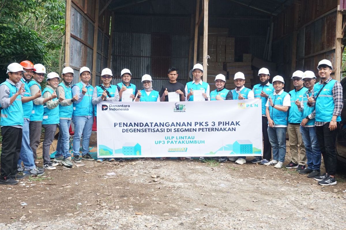 PLN Resmi Teken PKS Tiga Pihak untuk Peternakan dan Pakan Ternak di Tanah Datar, Target Elektrifikasi Sektor Produktif