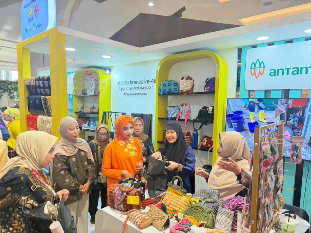 ANTAM Bawa Dua Mitra Binaan UMKM Kolaka ke Pameran Dekranas 2026 di Makassar, Targetkan Perluasan Pasar