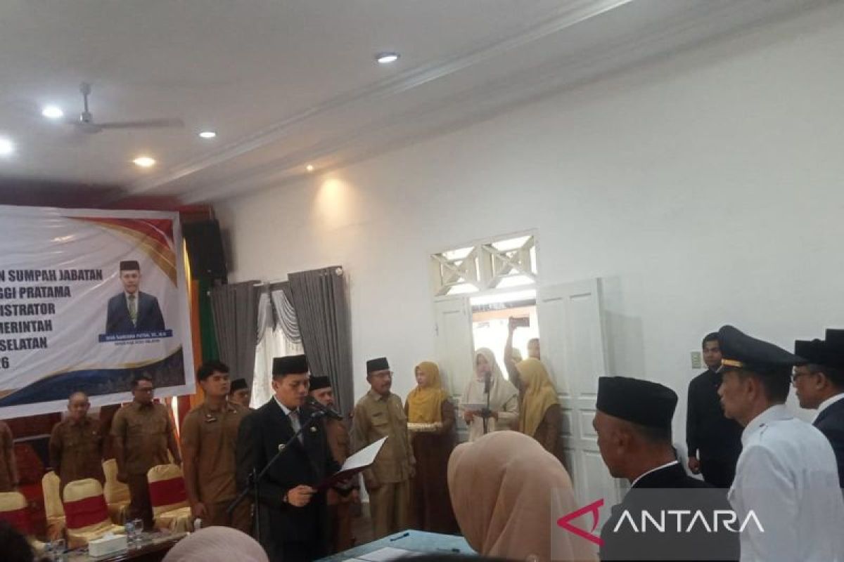Bupati Aceh Selatan Rombak Pejabat Eselon II dan III, Ini Pesan Langsung Mirwan MS ke ASN