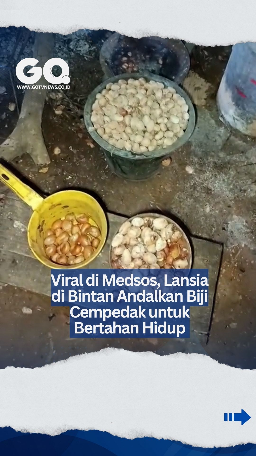 Pasangan Lansia di Bintan Timur Bertahan Hidup dengan Rebus Biji Cempedak, Istri Terbaring Sakit