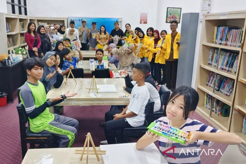 UPR dan Dispursip Kalteng Gelar Workshop Seni untuk 20 Anak Berkebutuhan Khusus di Palangka Raya