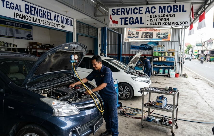 5 Bengkel Service AC Mobil di Tegal, Mulai Isi Freon hingga Perbaikan Kompresor