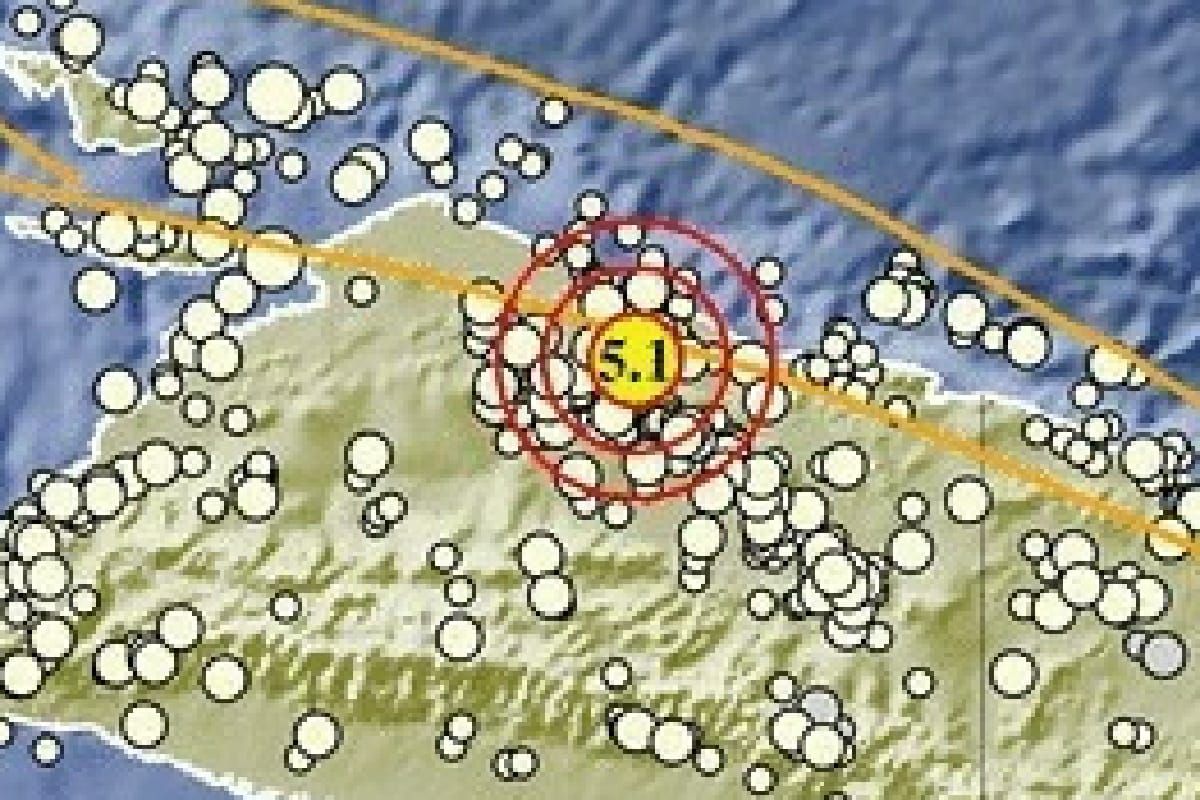 Gempa 5,1 M Guncang Distrik Burtim Sarmi, BPBD Masih Tunggu Laporan Dampak dari 6 Kampung Terdekat