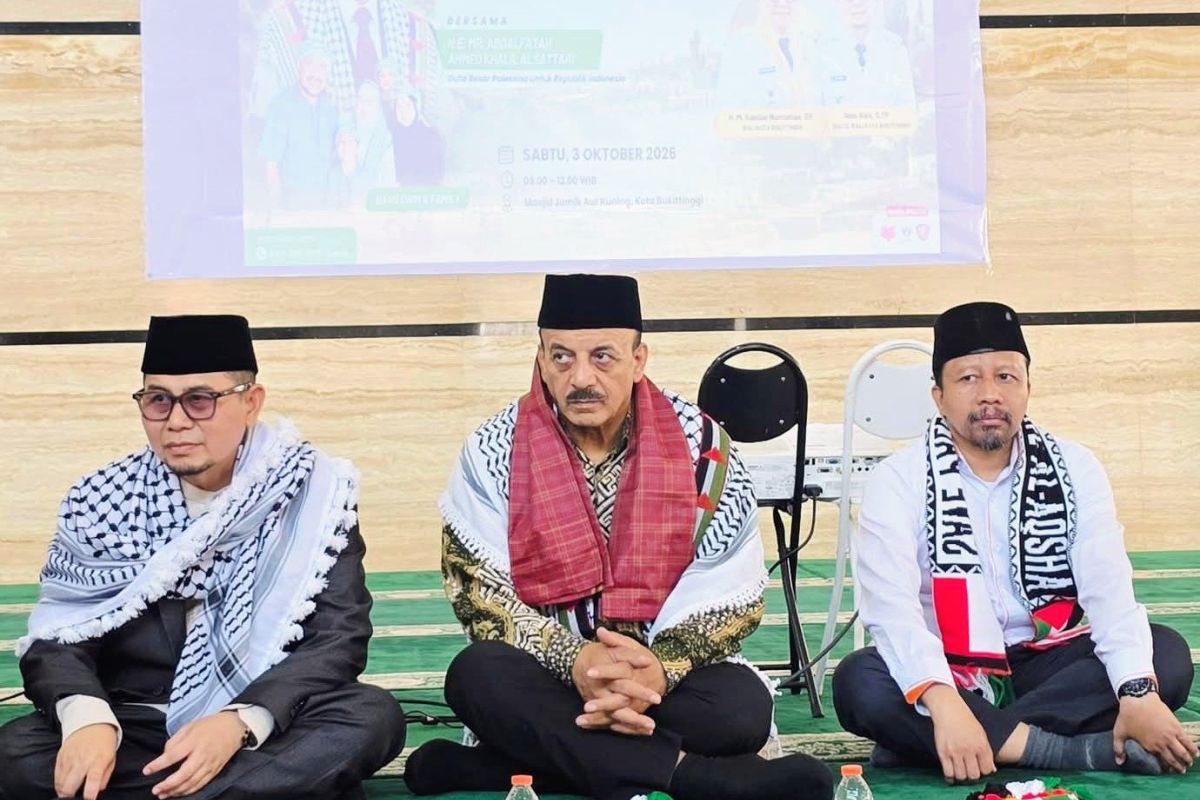 Pemkot Bukittinggi dan Dubes Palestina Gelar Tabligh Akbar, Perkuat Solidaritas Kemanusiaan