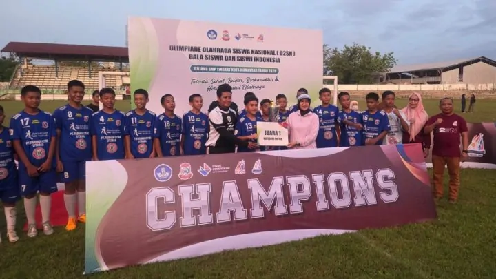 Pemkot Makassar Siapkan Beasiswa untuk Juara O2SN 2026, SMPN 18 Raih Gelar Juara Umum
