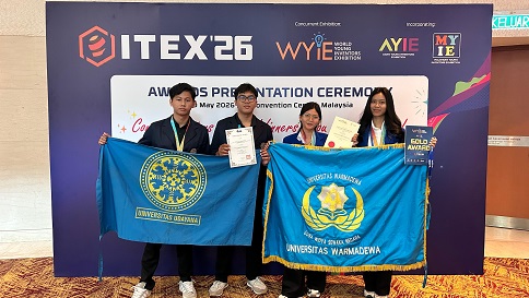 4 Mahasiswa Bali Raih Emas dan Special Award di Ajang WYIE 2026 Usung Redesain Tebe Modern Berbasis IoT