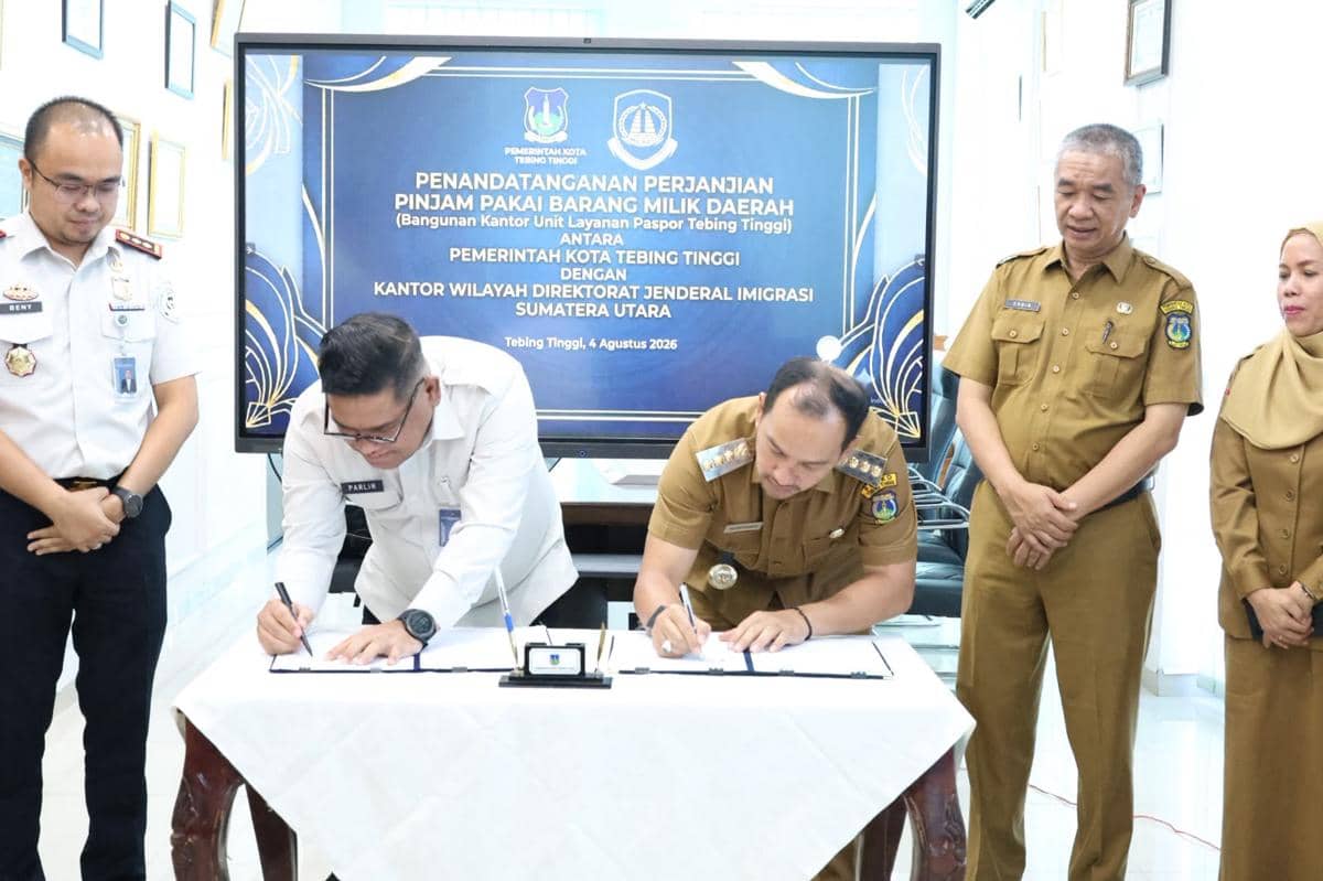 Kanwil Imigrasi Sumut Pinjam Pakai Gedung di Tebing Tinggi untuk Layanan Paspor, Wali Kota Siap Hibahkan Lahan