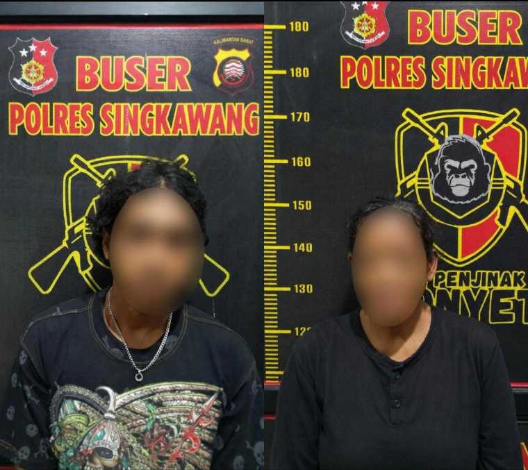 Polres Singkawang Bekuk Pasangan Pencuri Meteran Air di Singkawang Tengah, Kerugian Korban Capai Rp 2,5 Juta