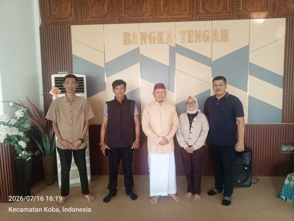 Audiensi PWI Bangka Tengah dengan Bupati Algafry, Bahas Pelantikan Pengurus dan Sekretariat