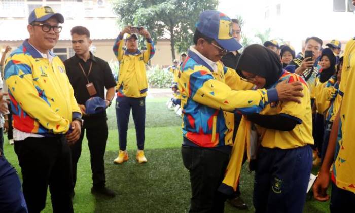 Kota Tangerang Targetkan Juara Umum di POPDA XII Banten, 568 Kontingen Diberangkatkan ke Cilegon