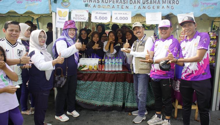 Festival Kuliner Sukamulya Tangerang Tutup dengan Senam Sehat, 25 Booth UMKM Ramaikan Selama Lima Hari