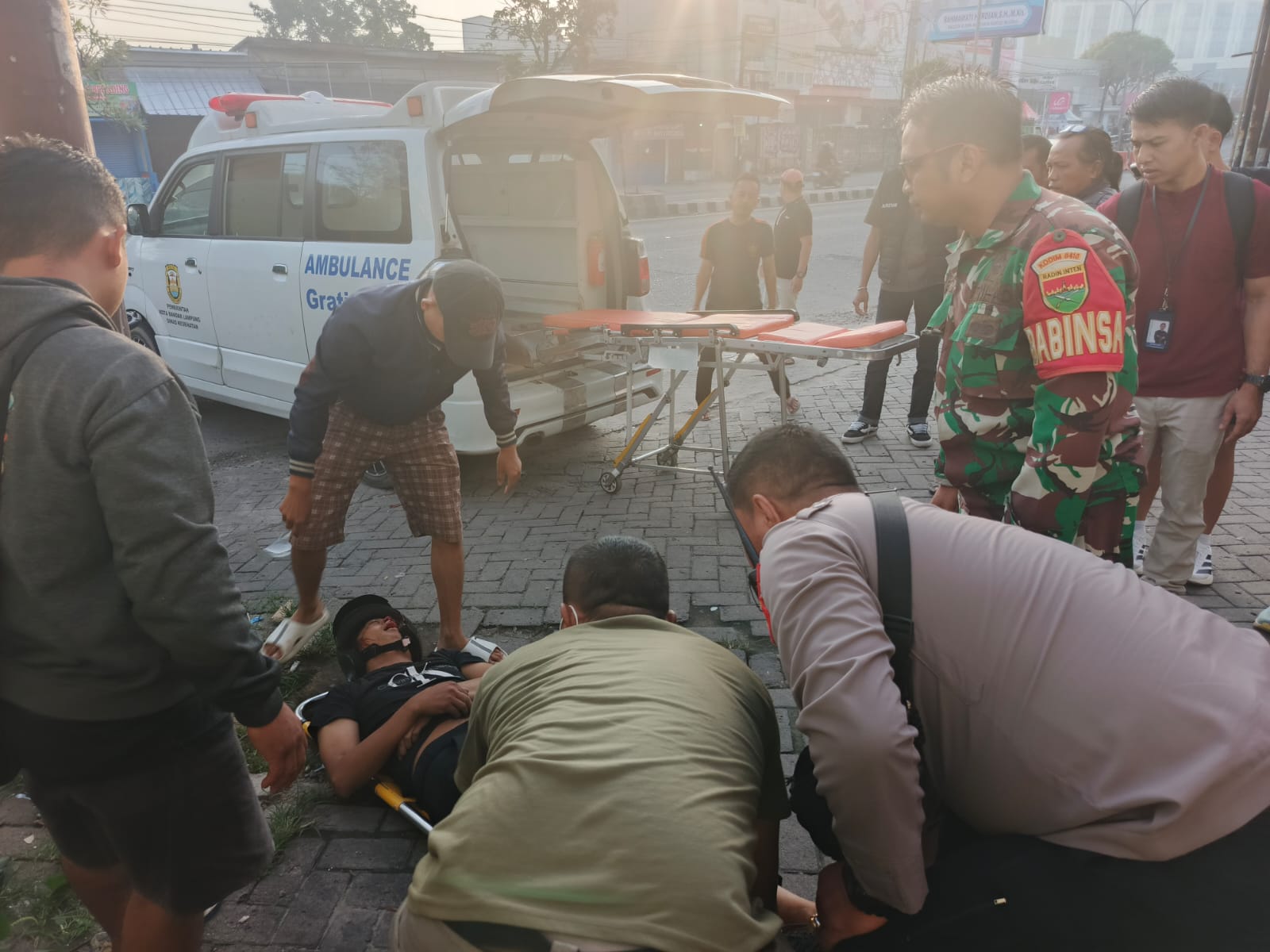 Polisi di Bandar Lampung Ditembak Pencuri Motor Saat Bertugas