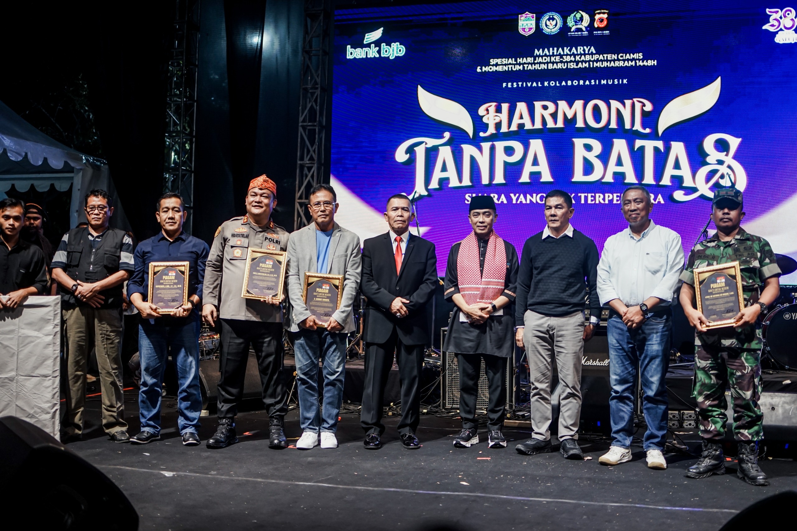Kolaborasi Lapas dan Pemkab Ciamis Hadirkan Malam Harmoni Tanpa Batas, Warga Binaan Rilis Lagu Karya Sendiri