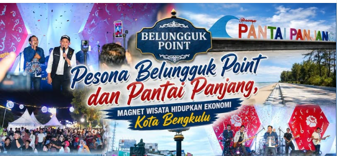 Belungguk Point dan Pantai Panjang Jadi Ikon Wisata Malam Bengkulu, Warga Padati Kawasan Setiap Akhir Pekan