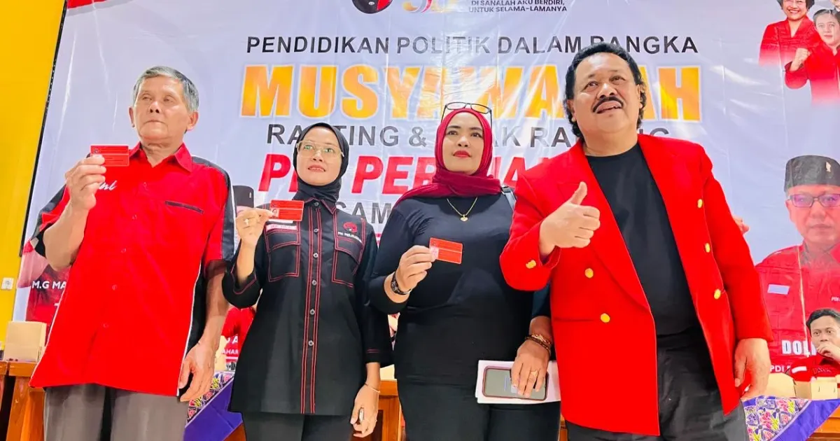 10 Ribu Kader PDI Perjuangan Kabupaten Tegal Dilantik Serentak, Disiapkan Jadi Mesin Partai untuk Pemilu 2029