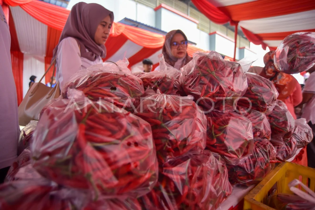 Gerakan Pangan Murah di Padang Sediakan Sembako Harga Terjangkau, Warga Serbu Cabai Merah
