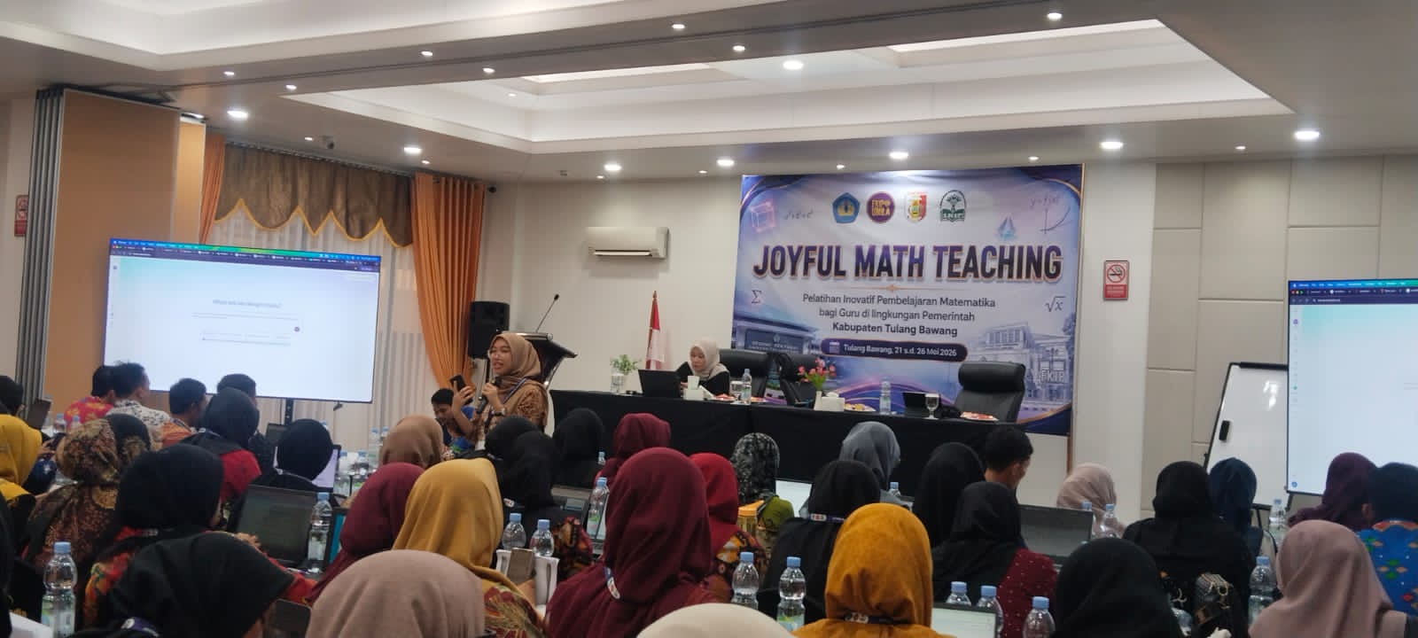 Pelatihan 400 Guru SD dan SMP di Tulangbawang Fokus pada Metode Matematika Gembira dan BTQ Cerdas