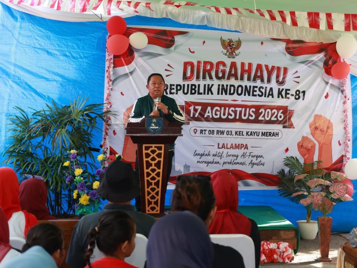 Sekda Ternate Rizal Marsaoly Buka LALAMPA di Kayu Merah, Ajak Warga Perkuat Persatuan