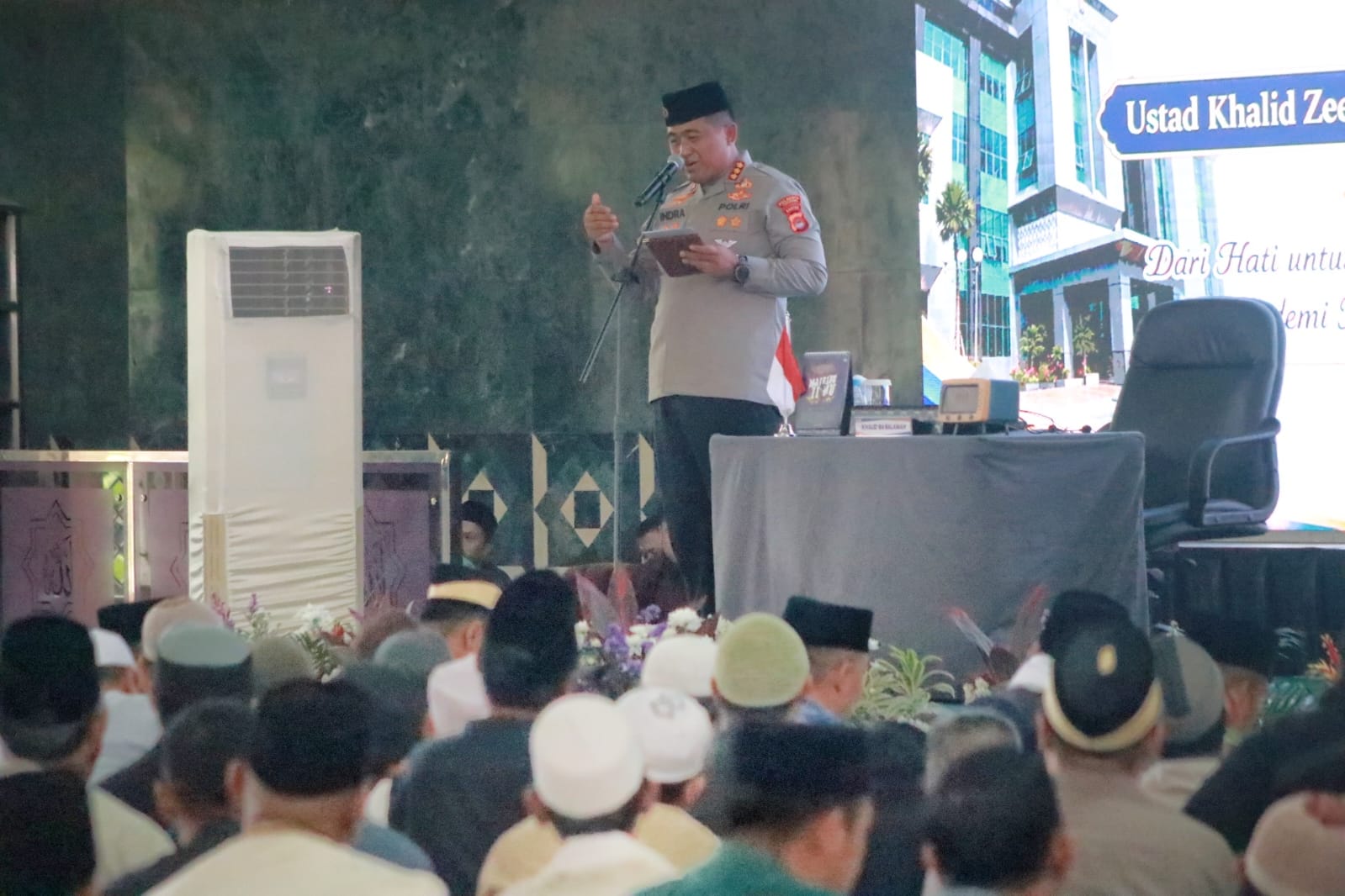 Polresta Tangerang Gelar Kajian dan Santunan Anak Yatim hingga Ojol di Hari Bhayangkara ke-80
