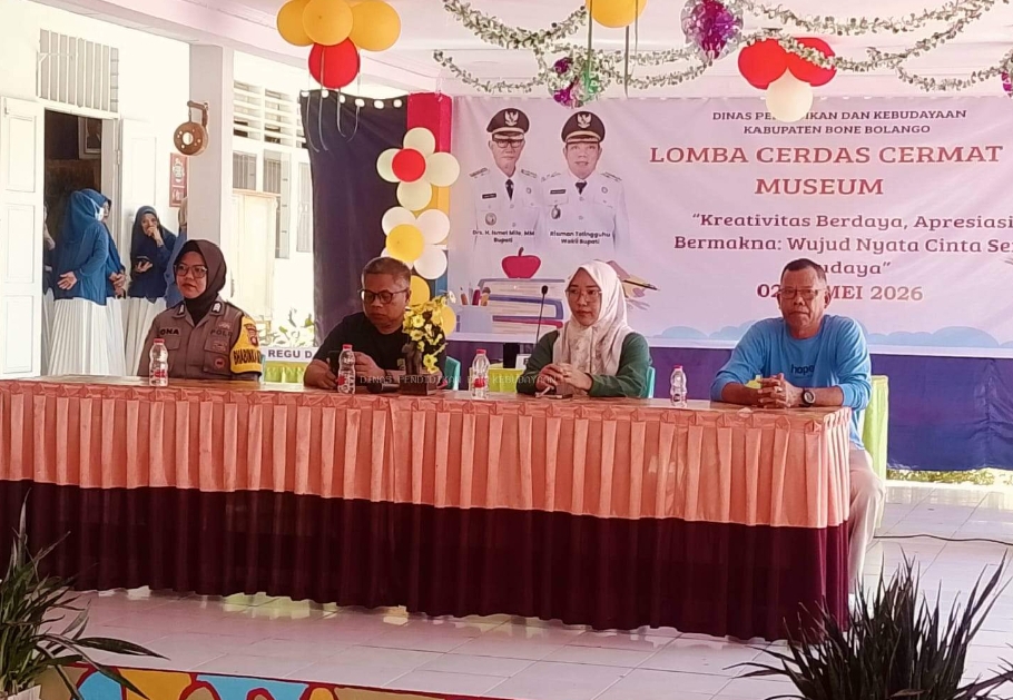 Dikbud Bone Bolango Gelar LCC Museum Bagi Pelajar di SMPN 1 Tapa