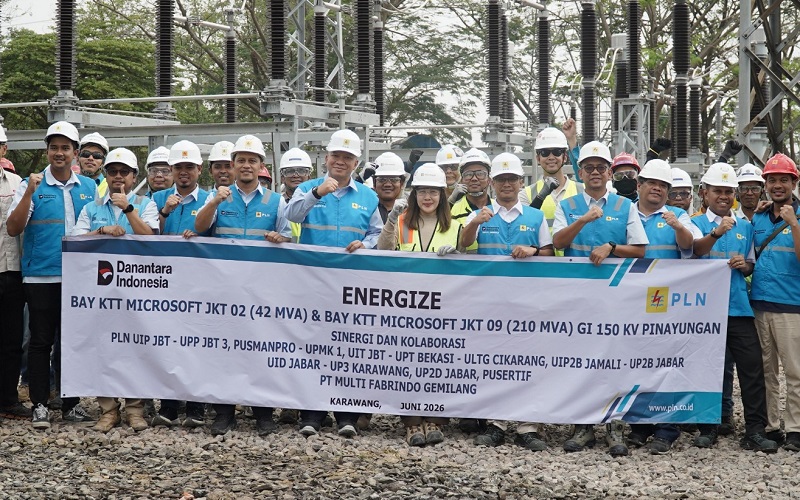 Gardu Induk 150 kV Pinayungan di Karawang Rampung, Pasok Listrik untuk Dua Data Center Microsoft