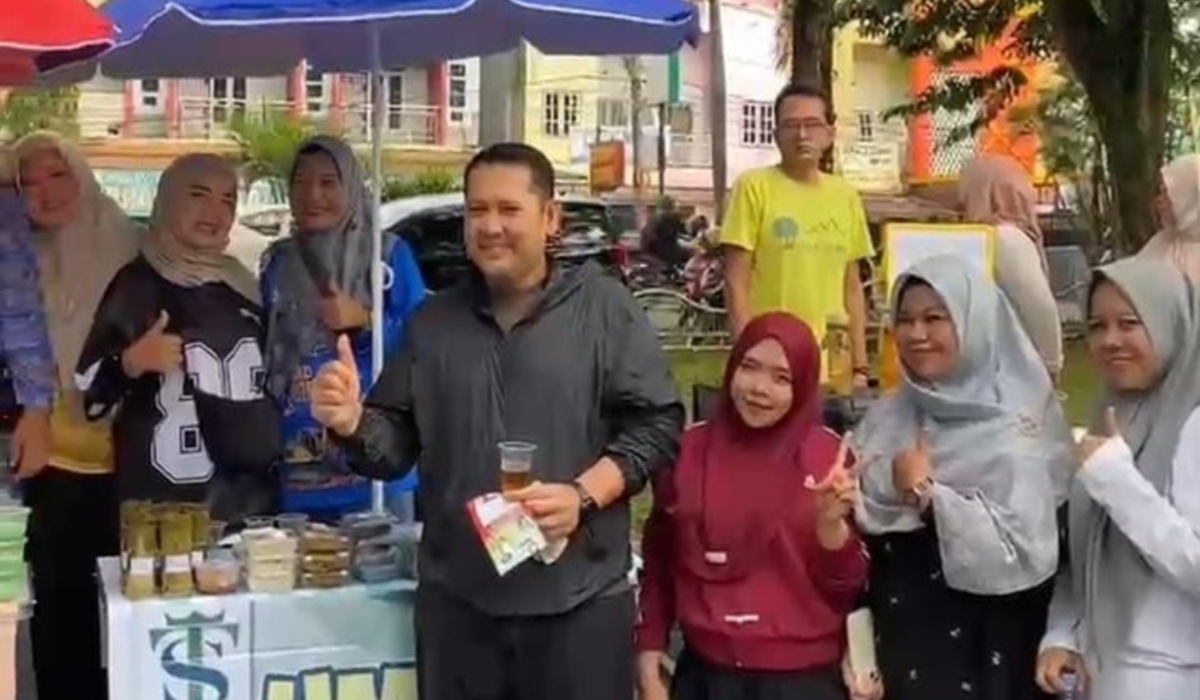 Bupati Merangin M. Syukur Perpanjang Rute CFD Taman Bujang Upik, Beri Ruang Lebih untuk UMKM dan Olahraga