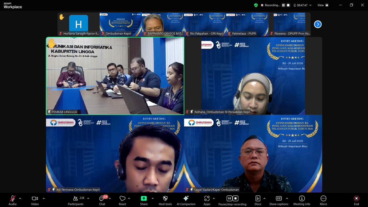 Ombudsman RI Kepri Ubah Cara Nilai Pelayanan Publik 2026, Fokus Deteksi Dini Maladministrasi Bukan Cari-Cari Kesalahan