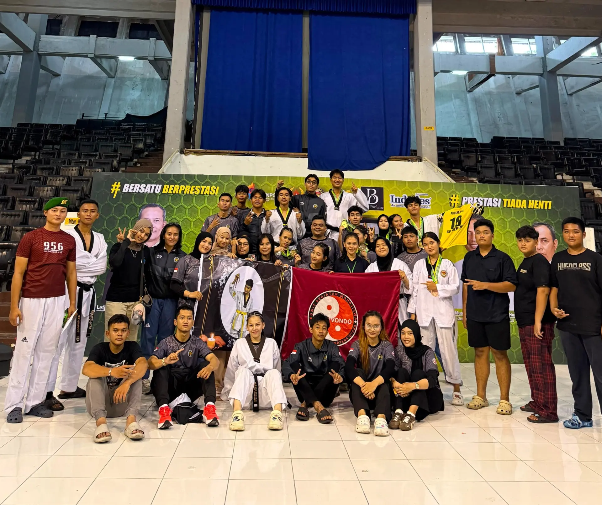 UKM Taekwondo USU Borong 18 Medali di Sumut National Taekwondo Championship 2026, 9 di Antaranya Emas